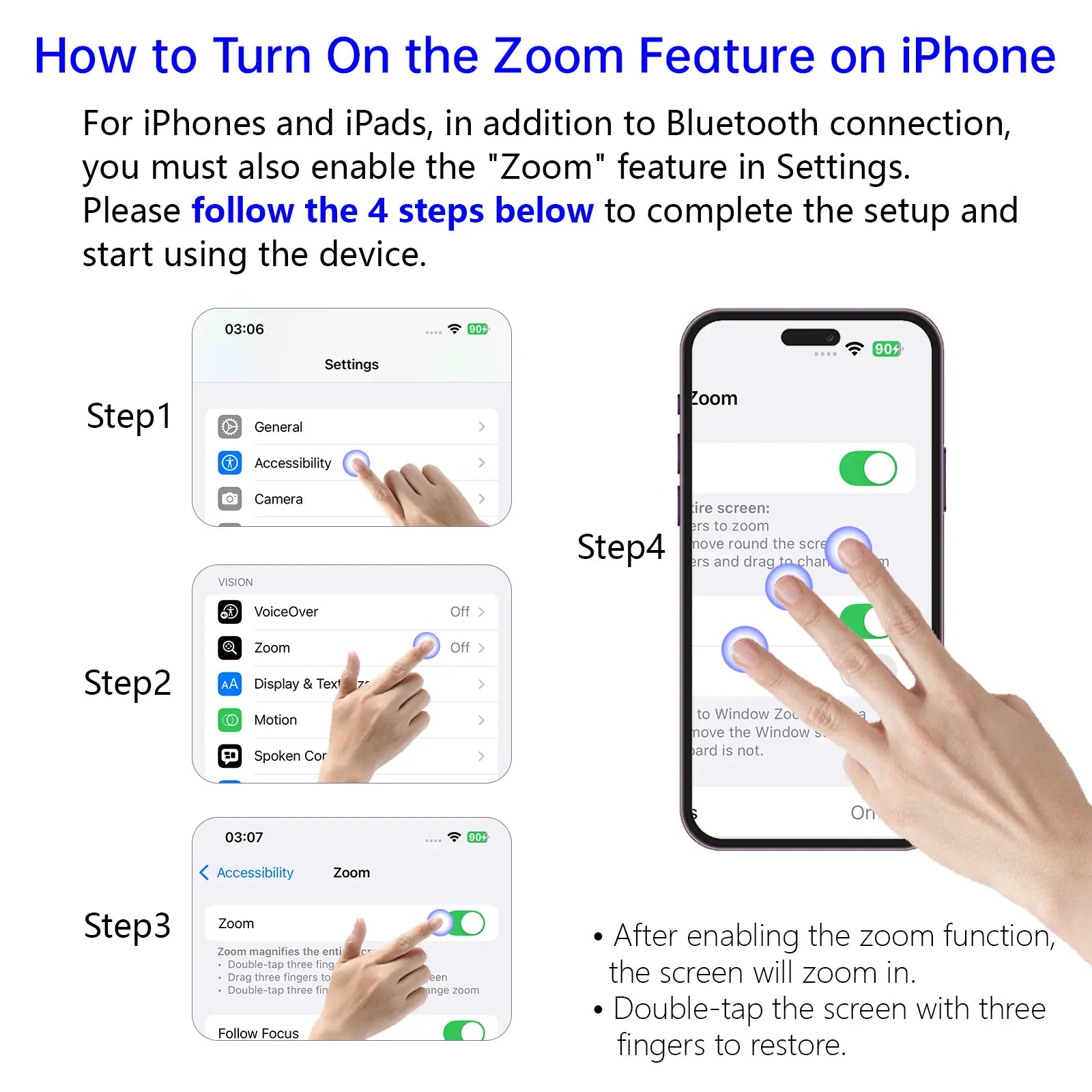 Hands-Free Phone Controller for Iphone & Android, 2026 Upgraded