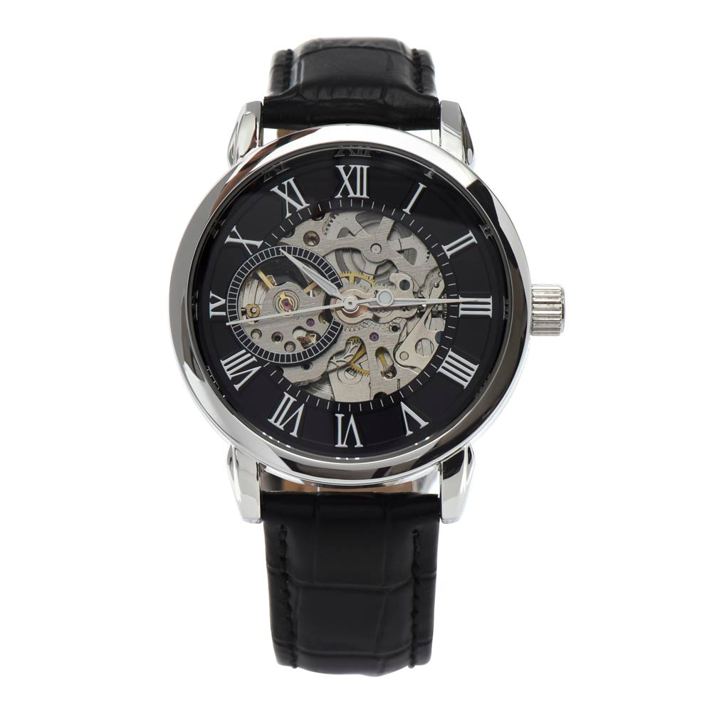 Elegant Open Work Watch for DAD - To the world you are just one man, but to me you are the World.