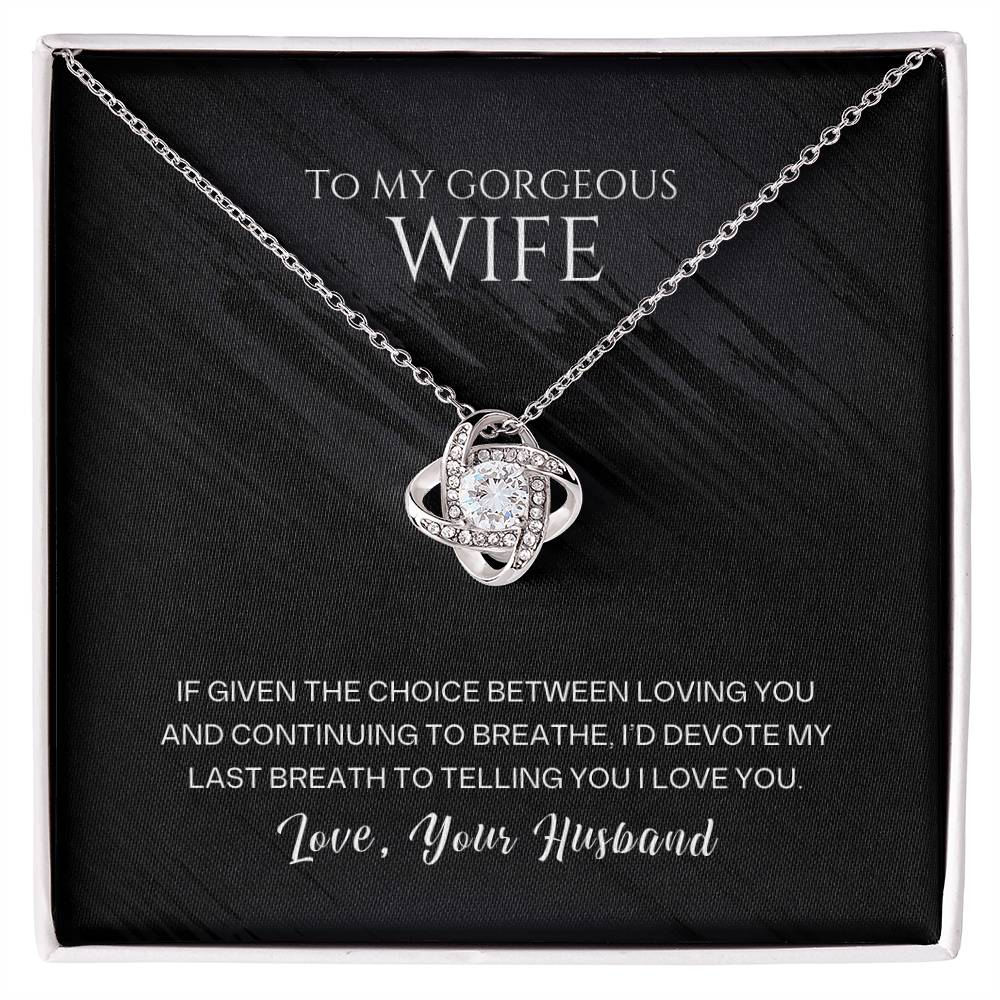 Silver-tone heart pendant necklace with pave stones on chain, in gift box