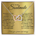 Heart pendant necklace in a gift box with heart charm and silver-tone chain